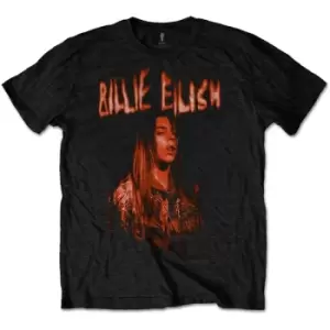 Billie Eilish - Spooky Logo Unisex X-Large T-Shirt - Black