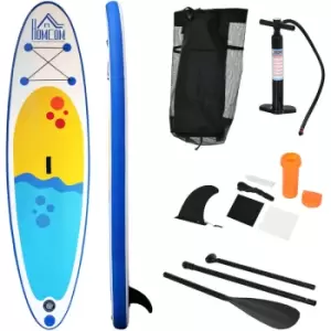 Homcom - 10ft Inflatable Surfing Boards W/ Paddle, Fix Bag, Air Pump, Backpack