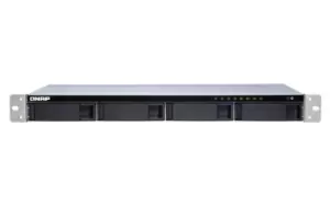 QNAP TS-431XeU NAS Rack (1U) Ethernet LAN Aluminium, Black Alpine...