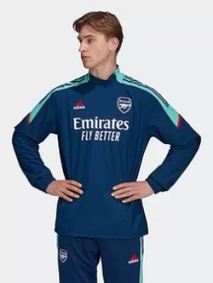 adidas Arsenal Condivo Hybrid Top, Blue Size XS Men