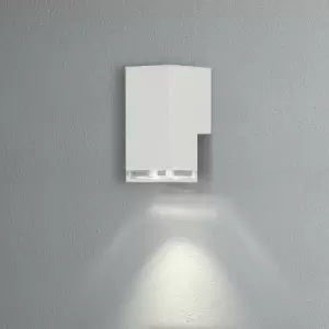 Konstsmide Pollux Outdoor Modern Down Wall Light White GU10, IP44