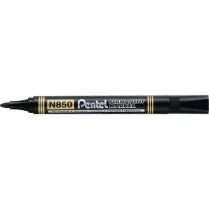Pentel N850 Permanent Marker Bullet Tip Marker Pack of 12 N850-AE