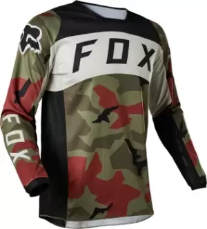 FOX 180 BNKR Motocross Jersey, green Size M green, Size M