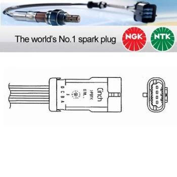 1x NGK NTK Oxygen O2 Lambda Sensor OZA507-R2 OZA507R2 (0480)