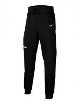 Nike Older Boys Air Pant - Black/White, Size L, 12-13 Years