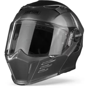 Simpson Darksome Gunmetal Modular Helmet XS