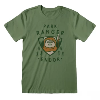 Star Wars - Endor Park Ranger Unisex Large T-Shirt - Green