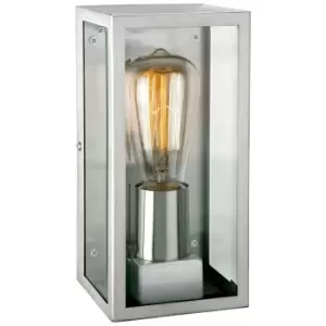 Dallas wall lamp, stainless steel