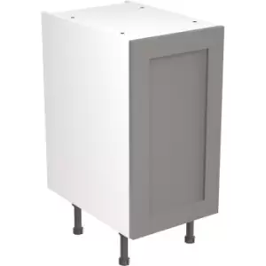 Kitchen Kit Flatpack Shaker Kitchen Cabinet Base Unit Ultra Matt 400mm in Dust Grey MFC