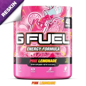 G Fuel Pink Lemonade Tub (40 Servings) Elite Energy and Endurance Formula