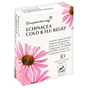 Superdrug Echinacea Cold and Flu Tablets x 30
