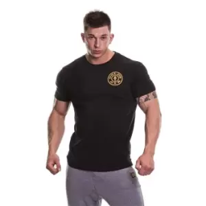 Golds Gym T Shirt Mens - Black