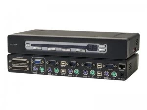 Belkin F1DA104ZEA - OmniView PRO3 USB &Ps/2 - 4-Port Kvm Switch