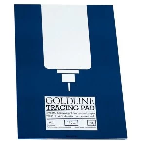 Goldline Heavyweight Tracing Pad 112gsm 50 Sheets A4 Ref GPT3A4Z