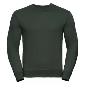 Russell Mens Authentic Sweatshirt (Slimmer Cut) (S) (Bottle Green)