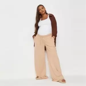 Missguided Maternity Wide Leg Jogger - Neutral