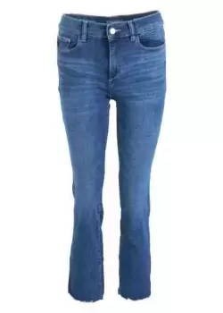 DL1961 Womens Mara Straight Jeans In Chancery