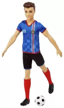 Barbie Ken Footballer Careers Doll - 30cm