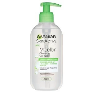 Garnier Micellar Gel Face Wash Combination Skin 200ml
