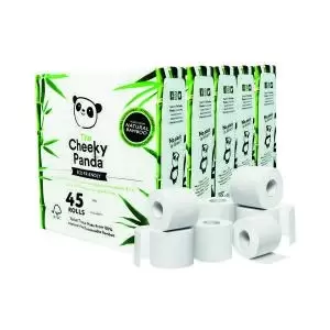 Cheeky Panda 3-Ply Toilet Tissue 200 Sheets Pack of 9 PFTOILT9X5