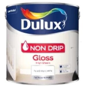 Dulux Non Drip Black Gloss High Sheen Paint 2.5L