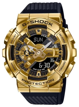 Casio G-Shock Textured Resin Strap Gold Metallic Case Watch