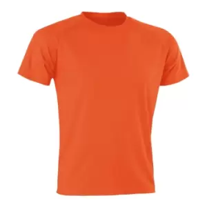 Spiro Mens Aircool T-Shirt (XS) (Orange)
