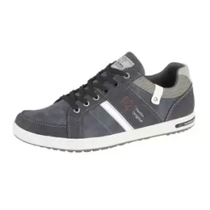 Route 21 Mens Denim Original Lace Up Casual Trainers (6 UK) (Navy)