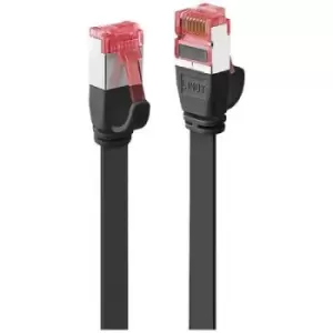 LINDY 47570 RJ45 Network cable, patch cable CAT 6 U/FTP 0.30 m Black