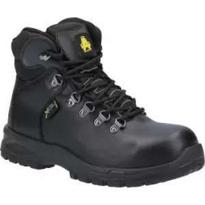 Amblers Womens/Ladies AS606 Leather Safety Boots (8 UK) (Black) - Black