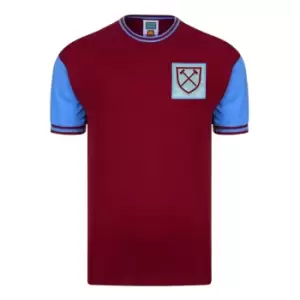West Ham United 1966 No6 Retro Football Shirt
