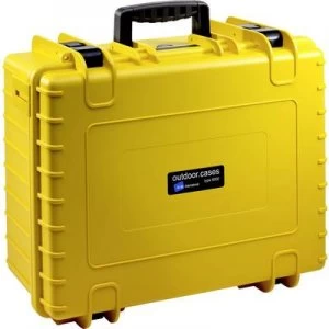 B & W Outdoor case outdoor.cases Typ 6000 32.6 l (W x H x D) 510 x 420 x 215mm Yellow 6000/Y/SI