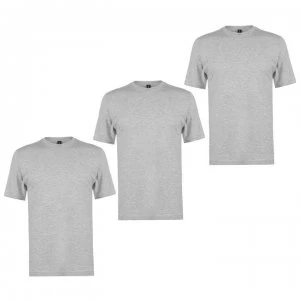 Donnay 3 Pack T Shirts Mens - Grey M