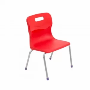 TC Office Titan 4 Leg Chair Size 2, Red