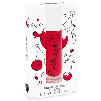 Nailmatic Kids Rollette Lip Gloss for Kids Shade Cherry 6,5ml