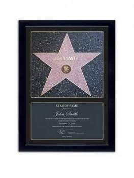 Personalised Star Frame Picture