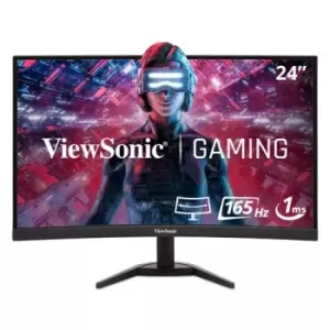 Viewsonic 24" VX Series VX2468-PC-MHD Full HD Curved Gaming LED Monitor
