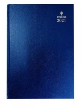 Collins 52 A5 Day to Page 2021 Diary Blue