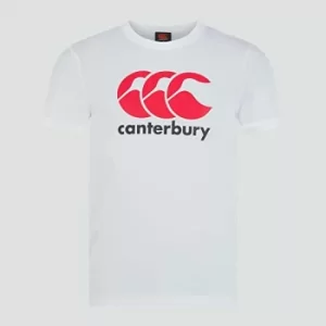 Canterbury Junior Logo T-Shirt White 10 Years