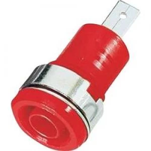 Safety jack socket Socket build in Red Staeubli S