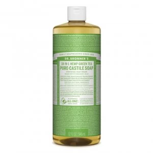 Dr Bronner Org Green Tea Castile Liquid Soap 946ml