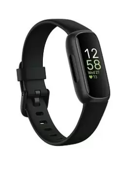 Fitbit Inspire 3,Black/Midnight Zen Health And Fitness Tracker With Up To 10 Days Battery Life* And Compatible With Android And Ios*.