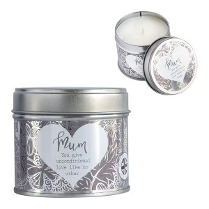 Said with Sentiment Candles in Tin Mum