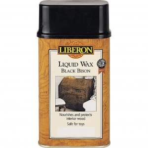 Liberon Black Bison Liquid Wax Georgian Mahogany 500ml