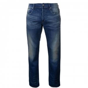 G Star Raw 3301 Loose Fit Mens Jeans - Firro Med Aged