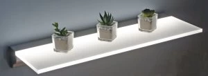 Wickes 600mm White LED Shelf - 10W