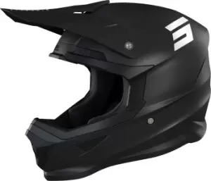 Shot Furious Solid 2.0 Motocross Helmet, black, Size L, black, Size L