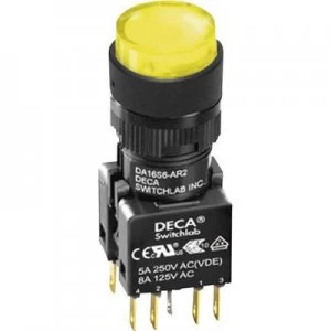 DECA ADA16S6 MR1 A2KY Pushbutton 250 V AC 5 A 2 x OffOn IP65 momentary
