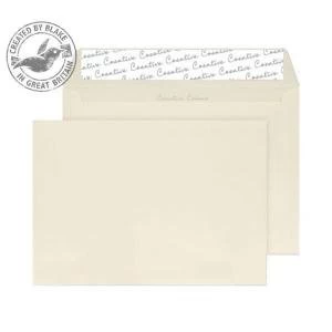 Blake Creative Colour C5 120gm2 Peel and Seal Wallet Envelopes Vanilla