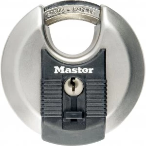 Masterlock Excell Stainless Steel Discus Padlock 80mm Standard